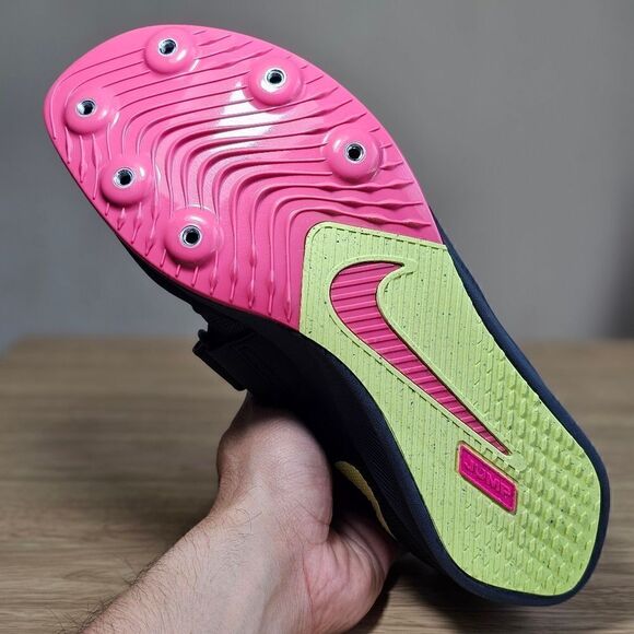 Nike Zoom Rival Jump Track & Field Spikes Shoes Black Volt Women's 9 DR2756-002 - Picture 9 of 16